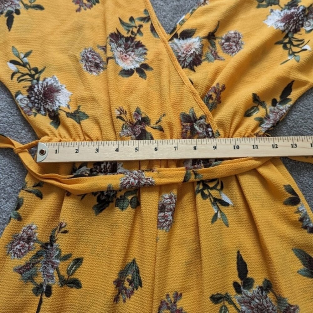 Streetwear Society maxi floral wrap jumpsuit Size Medium - Picture 8 of 10